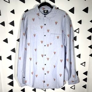 Lazy Oaf Pizza Button Down